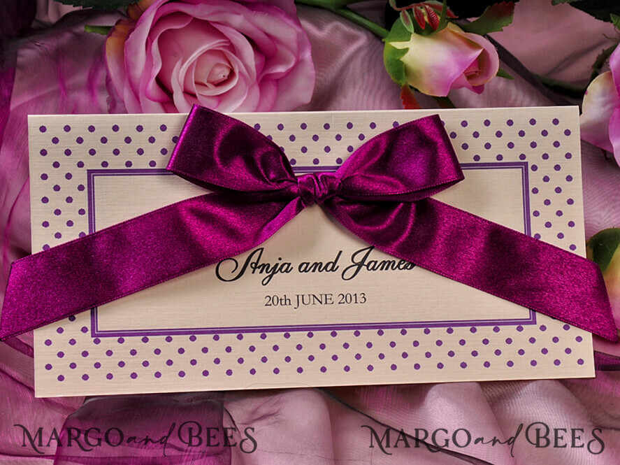   Samples of wedding invitations