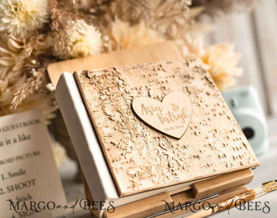 Newlywed Gift Wood guest book alternative. Rustic wedding decor