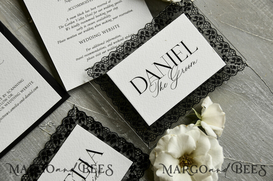 PLACE CARDS / TABLE CARDS Lace Romantic Lace ivory Wedding Place Cards, Elegant Name Tags for Your Wedding Tables, 