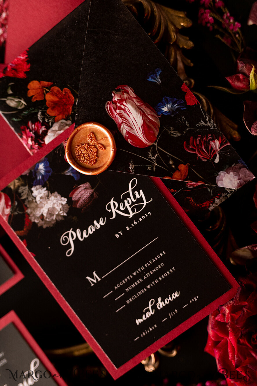 WEDDING INVITATIONS floral / boho / watercolor flowers