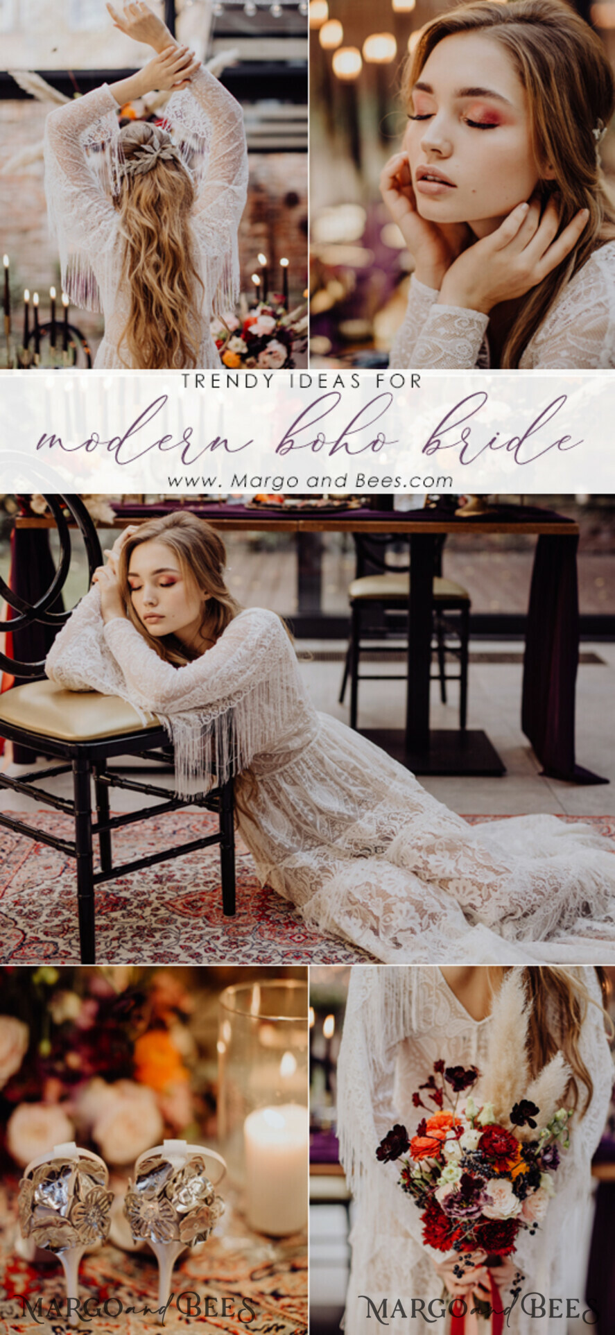 WEDDING INVITATIONS floral / boho / watercolor flowers