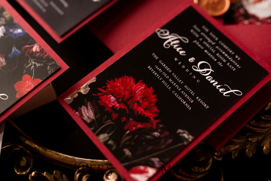 WEDDING INVITATIONS floral / boho / watercolor flowers