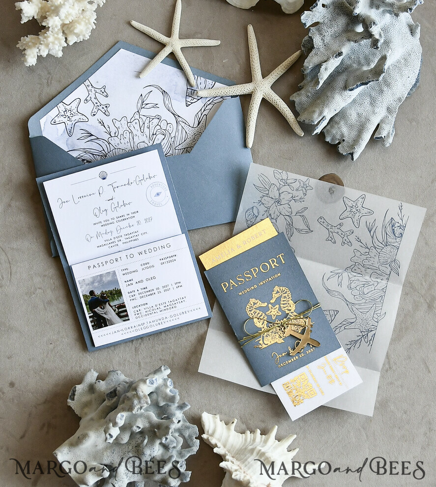 WEDDING INVITATIONS passport to love/ beach wedding invites  Sage Green Passport Wedding Invitation, Wedding Cards  Boarding Pass,  Tuscany Passport Wedding Invitations  Abroad, Destination Wedding Invites, Travel Map Wedding Stationary