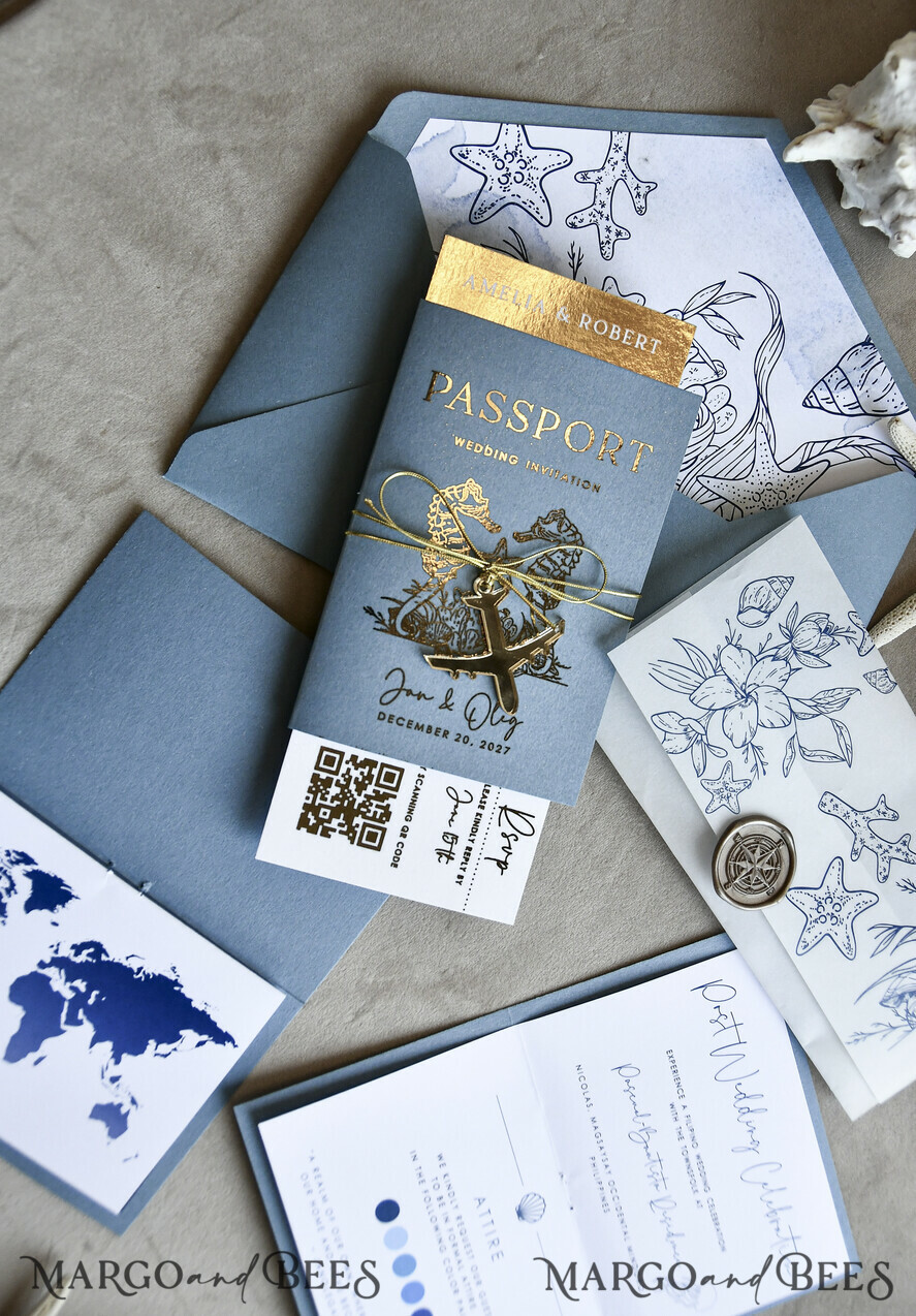 WEDDING INVITATIONS passport to love/ beach wedding invites  Sage Green Passport Wedding Invitation, Wedding Cards  Boarding Pass,  Tuscany Passport Wedding Invitations  Abroad, Destination Wedding Invites, Travel Map Wedding Stationary