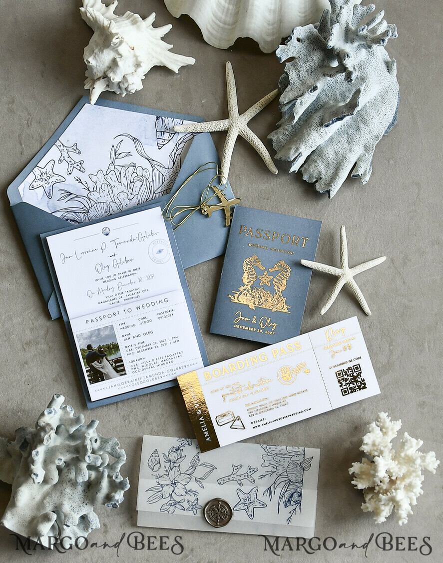 WEDDING INVITATIONS passport to love/ beach wedding invites  Sage Green Passport Wedding Invitation, Wedding Cards  Boarding Pass,  Tuscany Passport Wedding Invitations  Abroad, Destination Wedding Invites, Travel Map Wedding Stationary