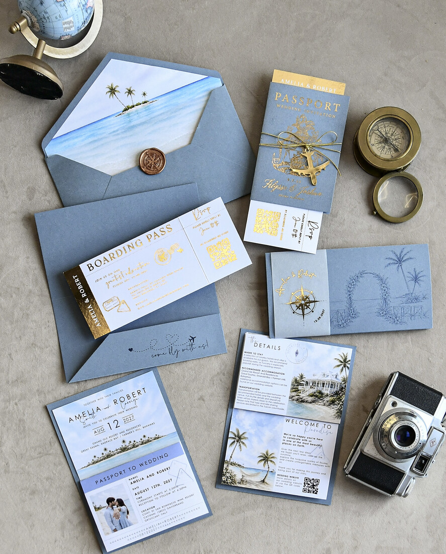 WEDDING INVITATIONS passport to love/ beach wedding invites  Sage Green Passport Wedding Invitation, Wedding Cards  Boarding Pass,  Tuscany Passport Wedding Invitations  Abroad, Destination Wedding Invites, Travel Map Wedding Stationary
