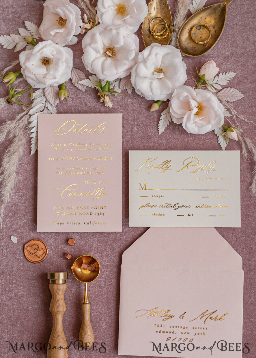 Bespoke wedding invitation cards, Glamour Wedding Invitations