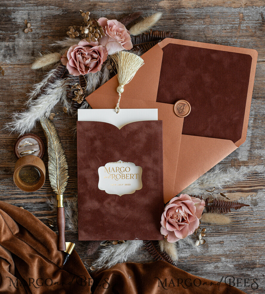 WEDDING INVITATIONS gold / rose gold / silver / glitter 