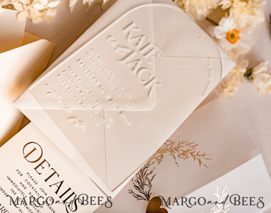 WEDDING INVITATIONS gold / rose gold / silver / glitter Arch Acrylic Wedding invitation suite, Boho Glam Wedding Invitations, Golden Shine Wedding Invitates, Elegant Gold Wedding Cards