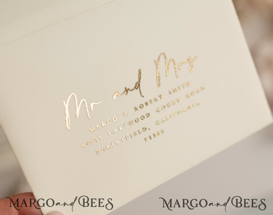 WEDDING INVITATIONS gold / rose gold / silver / glitter Acrylic Wedding invitation suite, Boho Glam Wedding Invitations, Golden Shine Wedding Invitates, Elegant Gold Wedding Cards