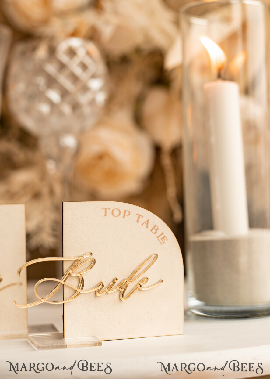 Candle place card holders wedding on sale