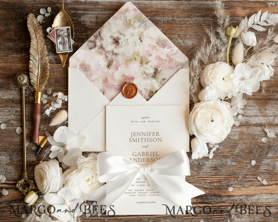 Elegant And Modern Wedding Postage