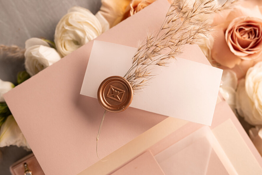 WEDDING INVITATIONS Modern Invites Floral Cards Boho Blush Pink Wedding Invitations, Bohemian Pampass Grass Wedding Invites, Modern Wedding Invitation Set, Modern Minimalistic stationary