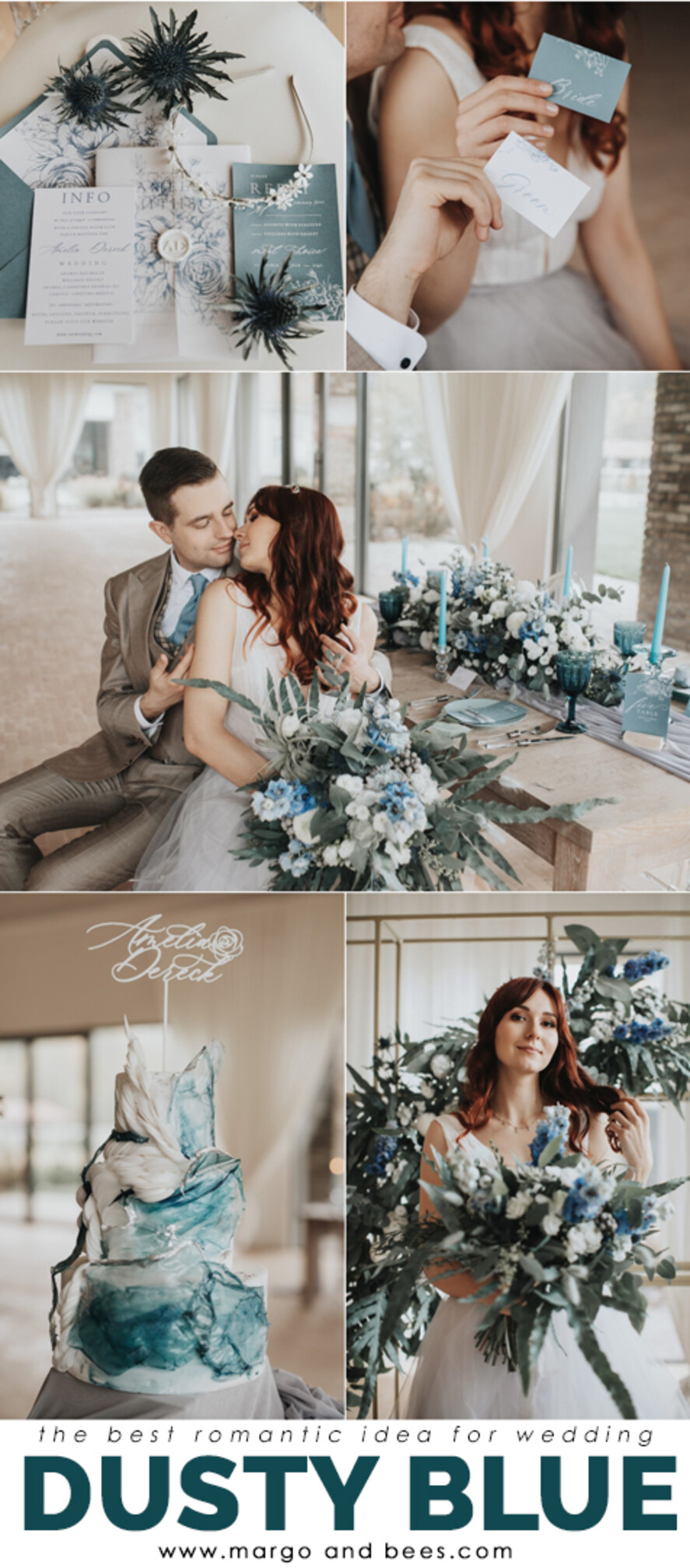 WEDDING INVITATIONS Modern Invites Floral Cards  Delicate Dusty Blue Wedding Invitations, Modern Floral Wedding Invites, Minimalistic Vellum Wedding Invitation Suite, Elegant And Handmade Wedding Stationery