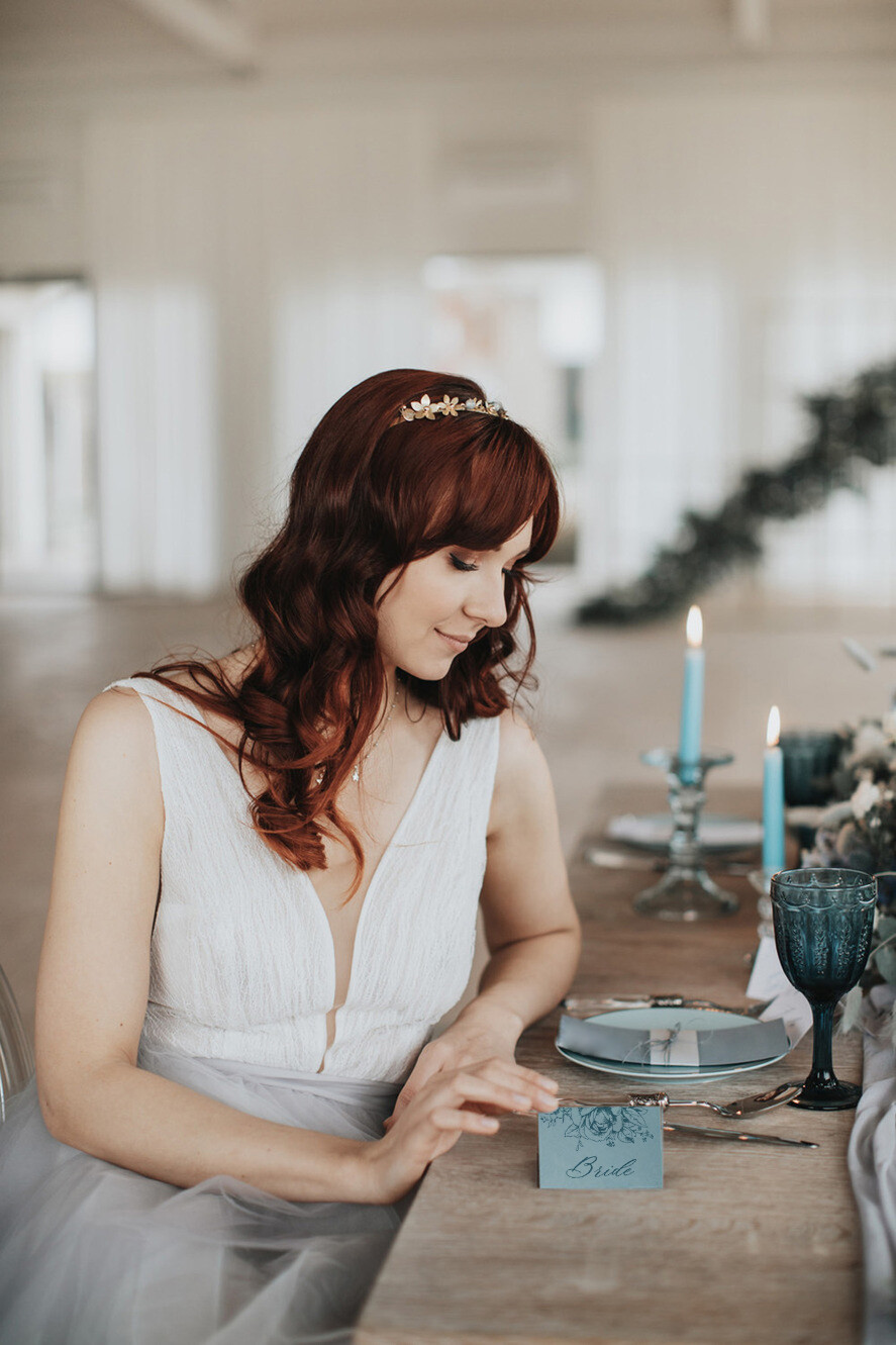 WEDDING INVITATIONS Modern Invites Floral Cards  Delicate Dusty Blue Wedding Invitations, Modern Floral Wedding Invites, Minimalistic Vellum Wedding Invitation Suite, Elegant And Handmade Wedding Stationery