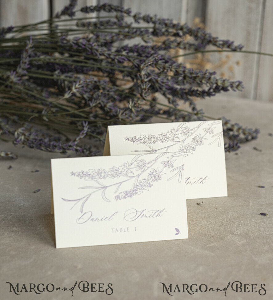 PLACE CARDS / TABLE CARDS Romantic Boho/ Botanical/ Floral Embossed Floral Wedding Place Cards, Personalized Wedding Name Cards, Luxury White Escort Cards, Elegant Reception Table Decor