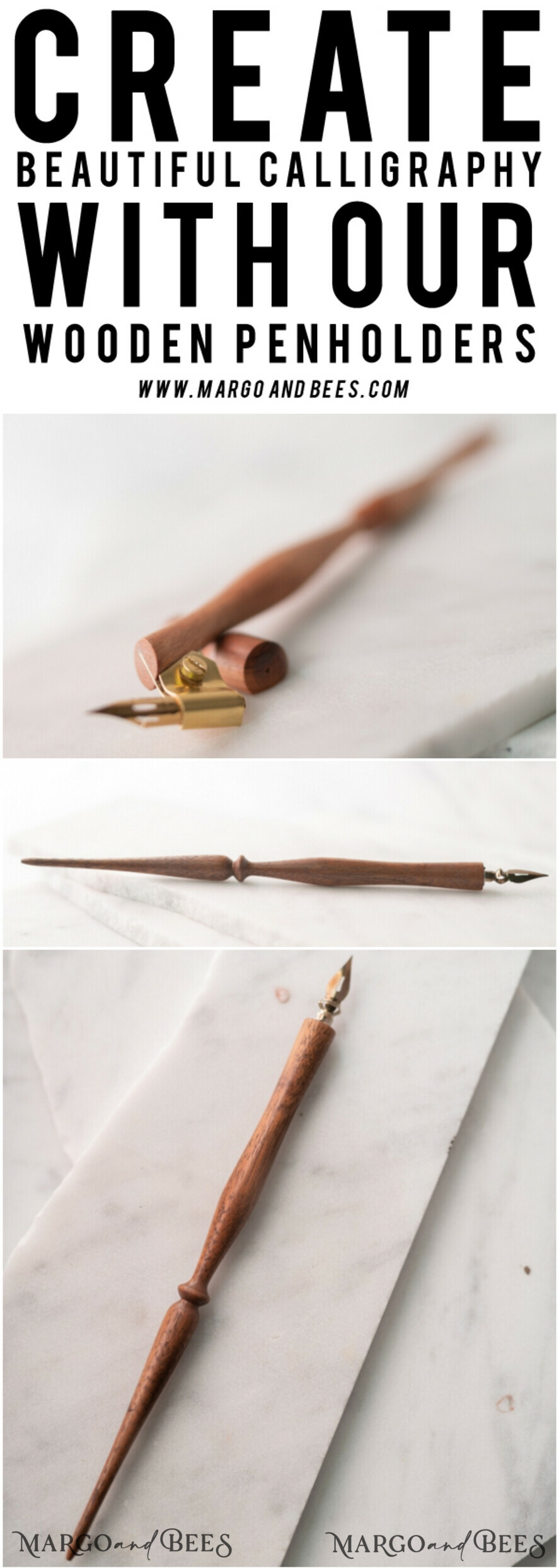 Black Oblique Pen Holder, Nib Holder, Calligraphy Pen Writing
