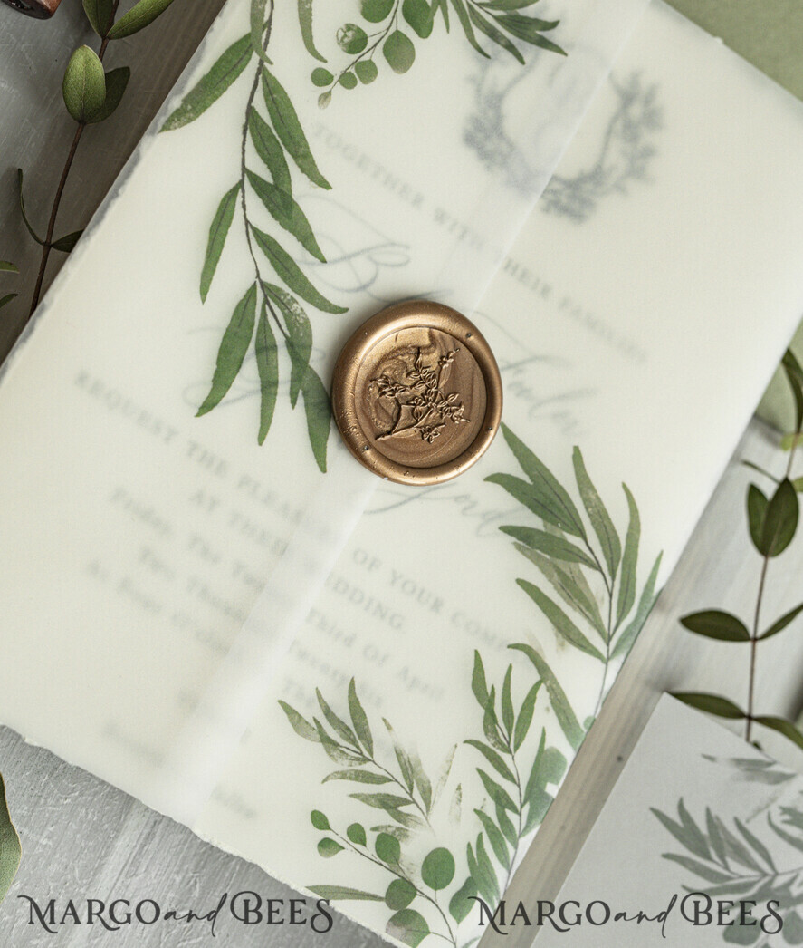 WEDDING INVITATIONS modern calligraphy / fine art Introducing the Blair collection for the modern, romantic bride.   “Through collaboration with Margo and Bees, we designed the Blair Collection, a timeless suite for the modern, romantic bride. Featuring deckled edges, watercolor vellum, and custom wax seals, this suite is sure to establish the ambience for what’s to come on your big day.” -Blair Fowler 