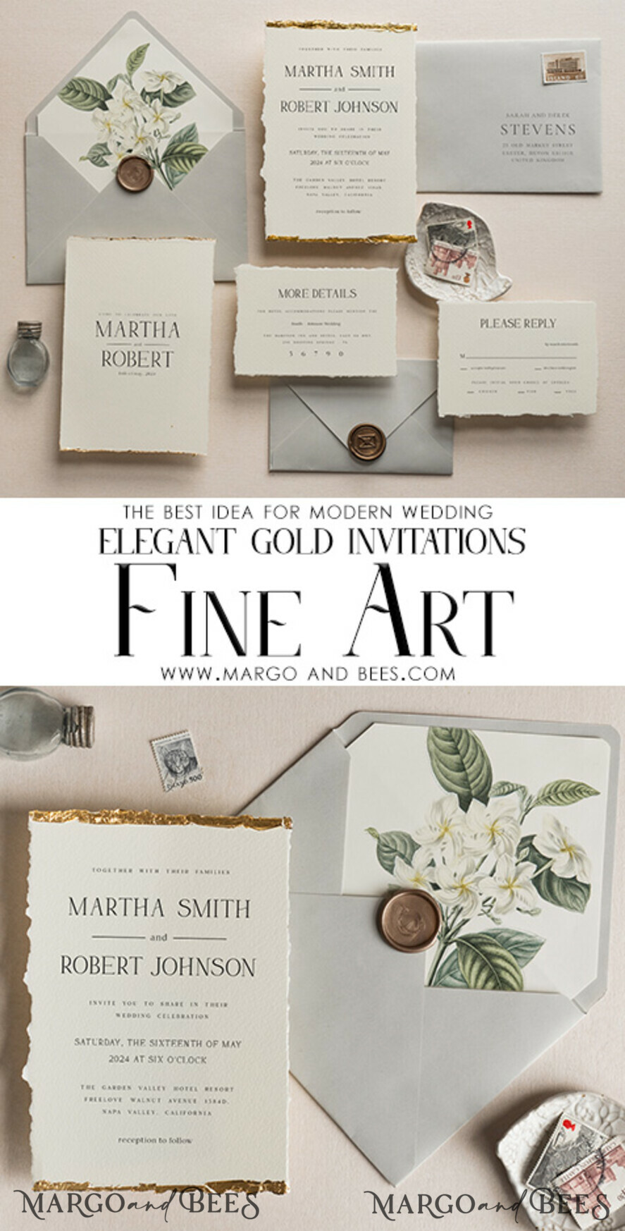 HOCHZEITS EINLADUNGEN moderne Kalligraphie / feine Kunst Elfenbein Gold Hochzeitseinladung, Blumen Hochzeitseinladung, Toskana Italien Einladungset, Kranz Monogramm Hochzeitseinladungset, Ausgerissene Kanten Einladungen, Zerrissene Kanten Hochzeitseinladungen golden, Fine Art Hochzeitseinladungset, Ausgerissene Kanten Papier