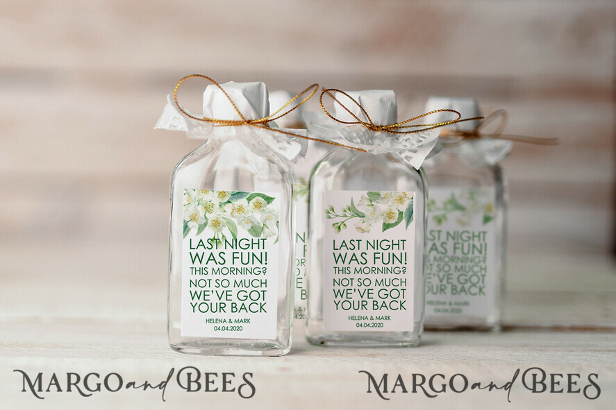 Wondering What to Put in a Hangover Kit? 18 Ideas Wedding Guests