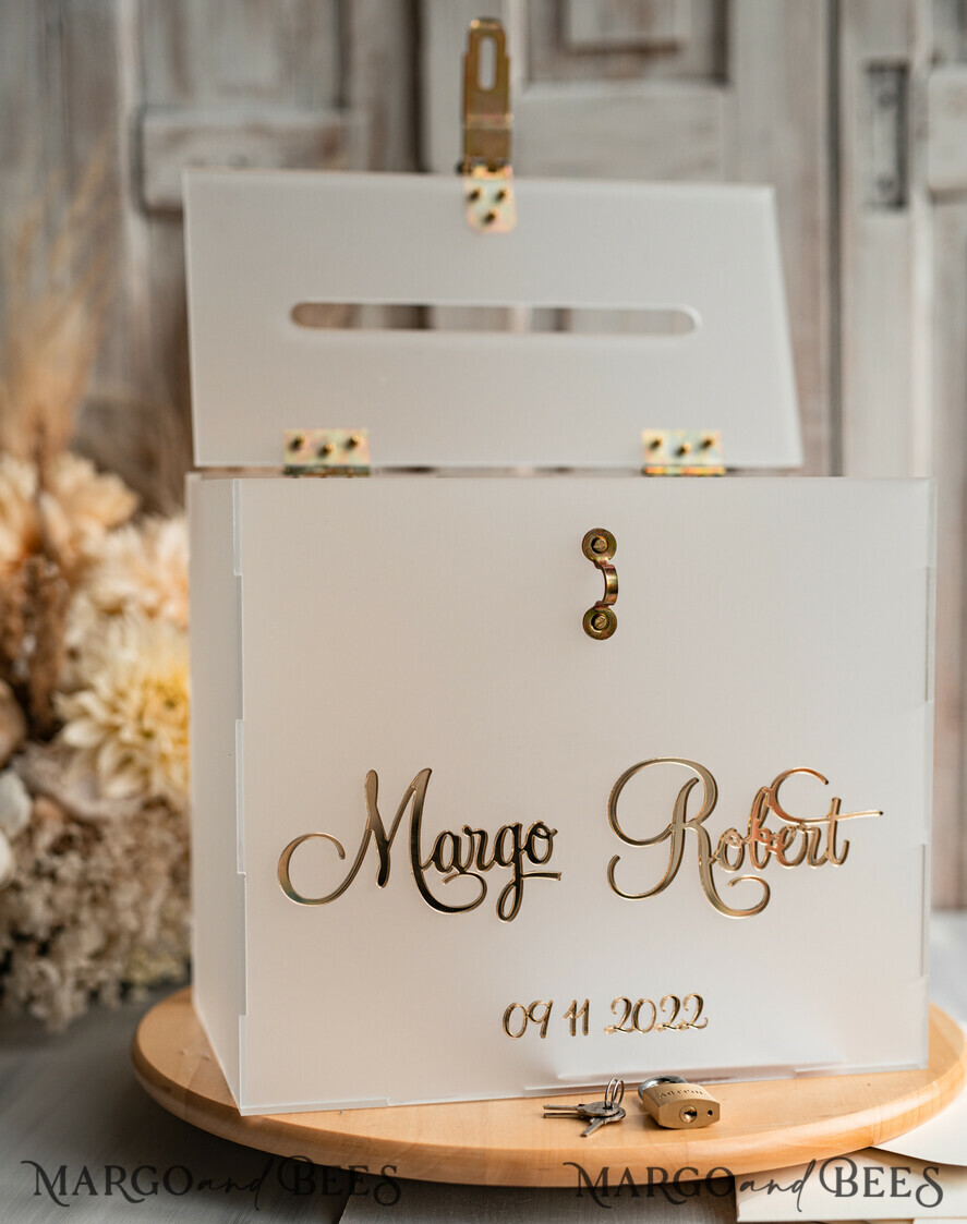 Elegant Custom Made Wedding Card Box FALL Theme 