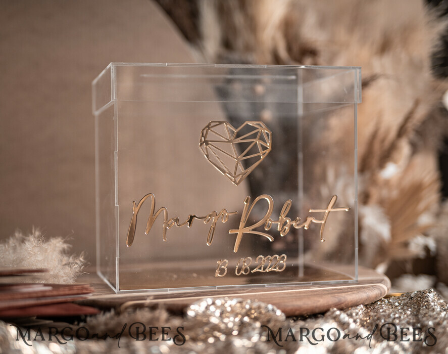 Handmade Personalised Wedding Post Box Wishing Well Vintage Rustic Heart Sign 
