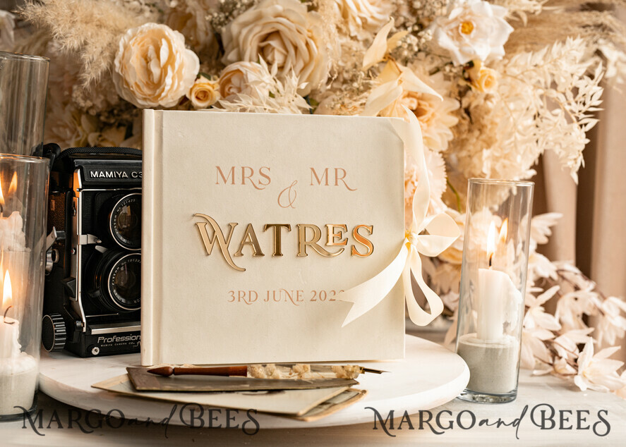 Maroon Gold Acrylic Wedding Guest Book Personalised and sign set, Velvet  Garden Burgundy Instant Photo Book Boho Elegant Marsala Instax Wedding  Photo Guestbook