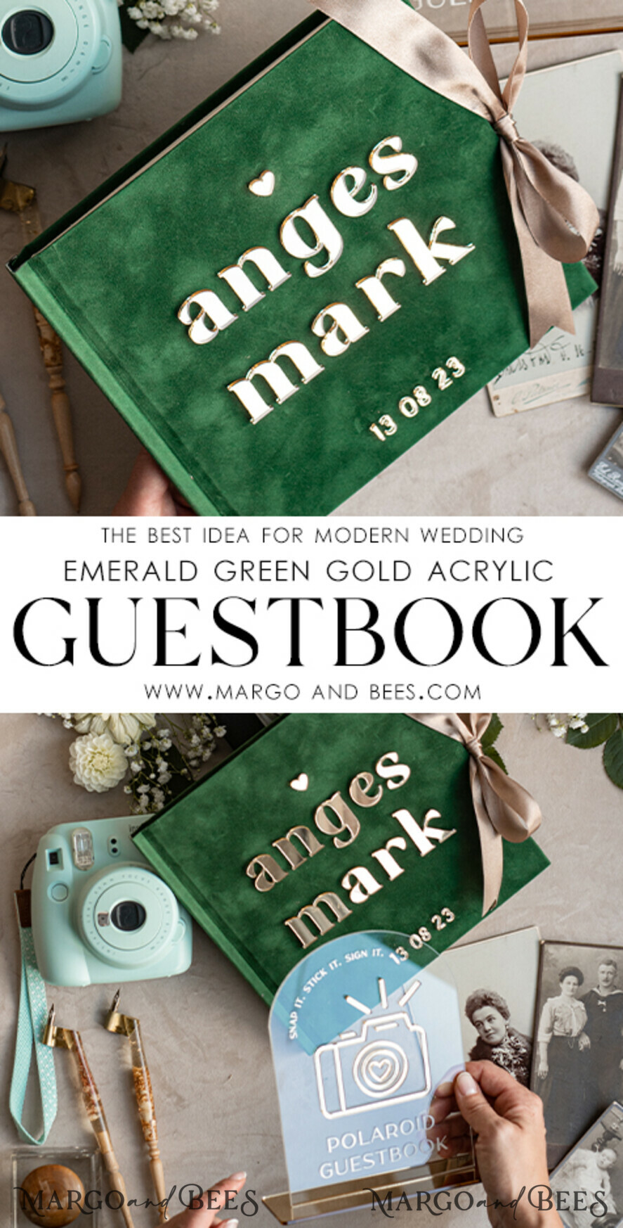 Nature Themed Interactive Wedding Guestbook Craft