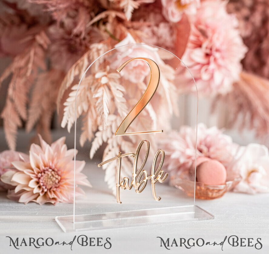 Mini Wedding Table Numbers Coordinating by   Table numbers wedding diy,  Diy wedding table, Wedding table names