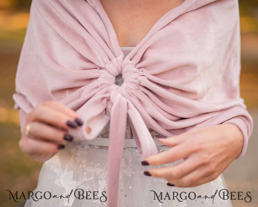 Blush pink bridal sweater, wedding jacket, bridal jumper, wedding bolero,  wedding sweater, WP1 - Pink, Purple, Violet - Shop 