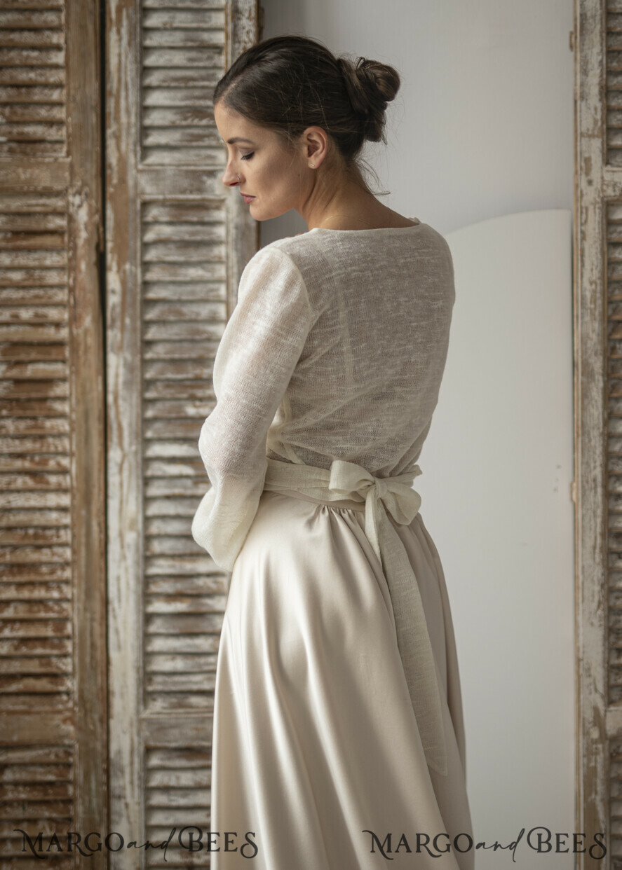 Long sleeve wedding dress topper deals