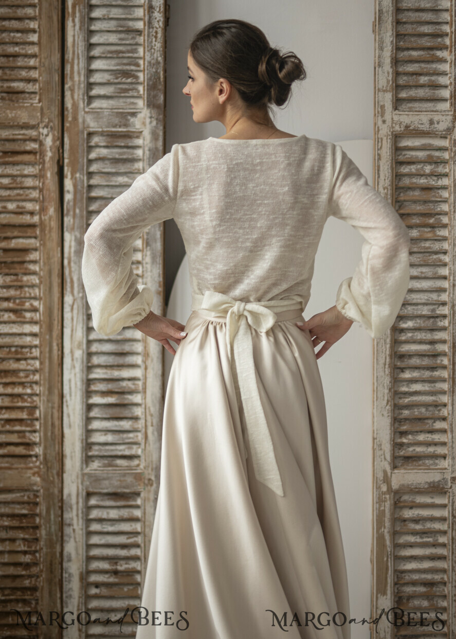 Cream shrug for wedding cheap