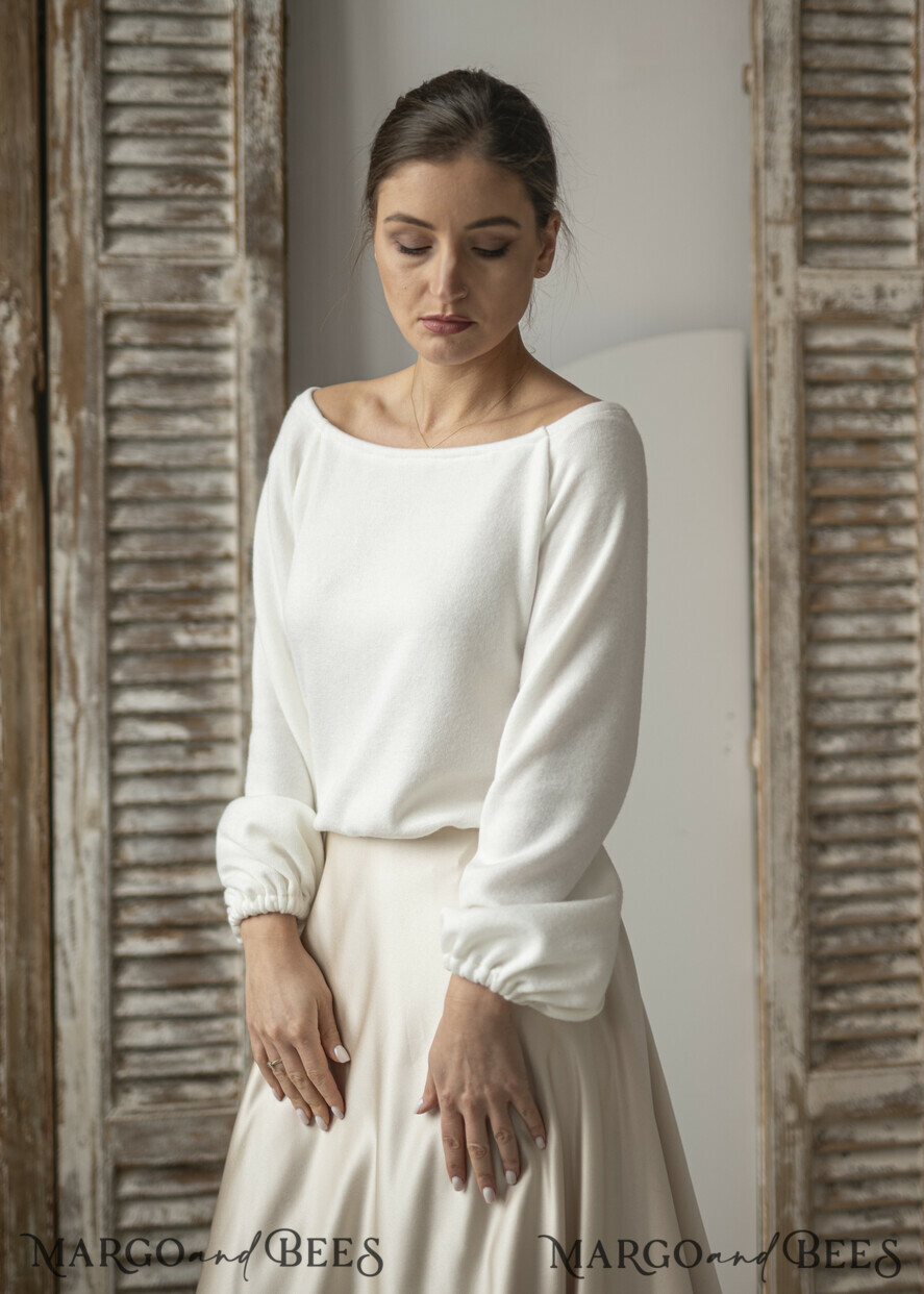 Long sleeve shrugs for dresses sales