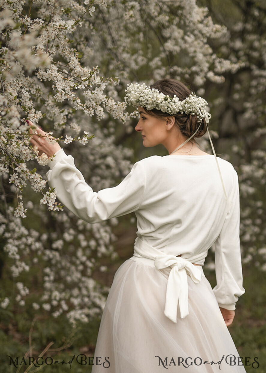 cover for wedding dress classy wedding bolero velvet white