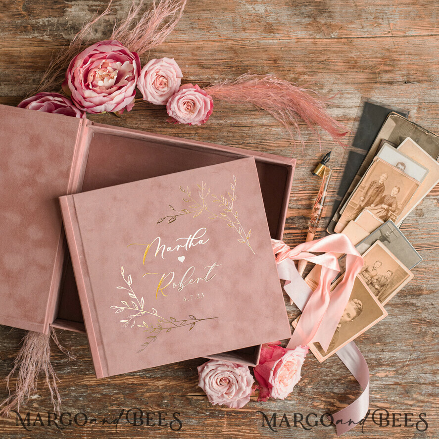 Polaroid Pink Photo Album Instax Mini Photo Album Personalised Memory Book  Custom Photo Prints Gift for Her Couples Photo Album 