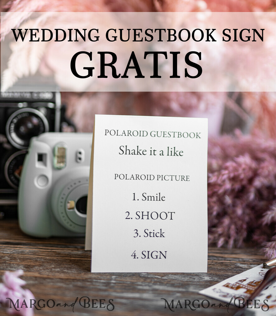 Free Printable Polaroid Guest Book Sign Template - Printable Templates Free
