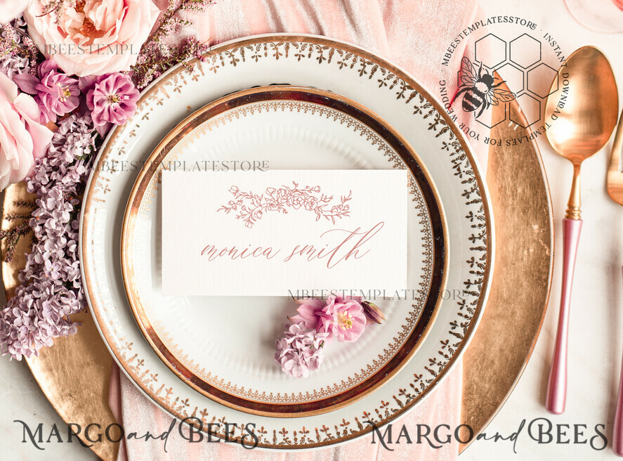 PRINTED Wedding Place Cards, Escort Cards
