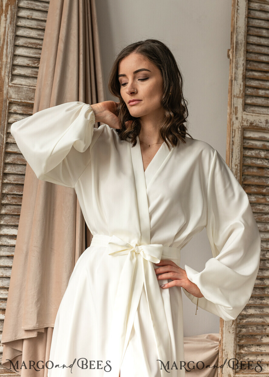 Custom Satin Robe, Silk Kimono Robe, Long Satin Robe, Plus Size Robe, Pure Silk  Robe, Floor Length Robe, Silk Kimono Gown, Long Kimono Dress 