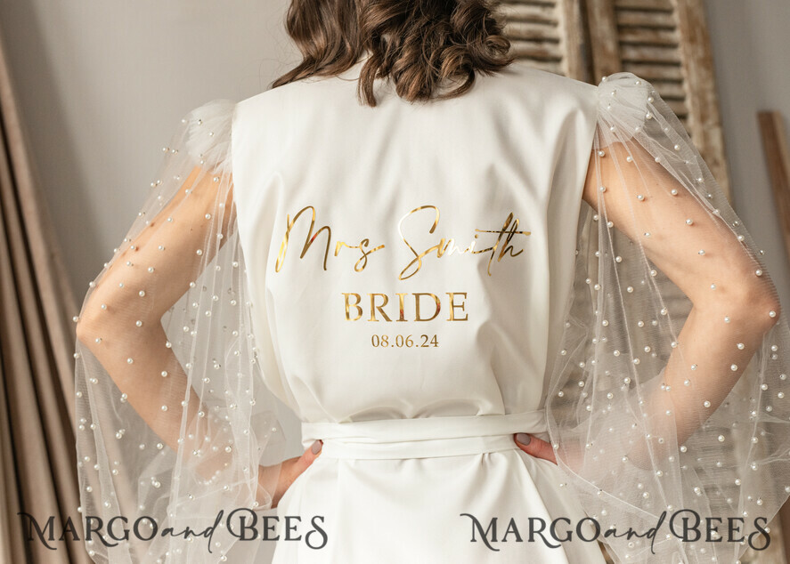 Silk Satin Kimono Robe For Women Ginkgo & Biloba Print Bridesmaids & Bride  Kimono Dressing Gown X0822 From Yyysl_designer, $11.84 | DHgate.Com