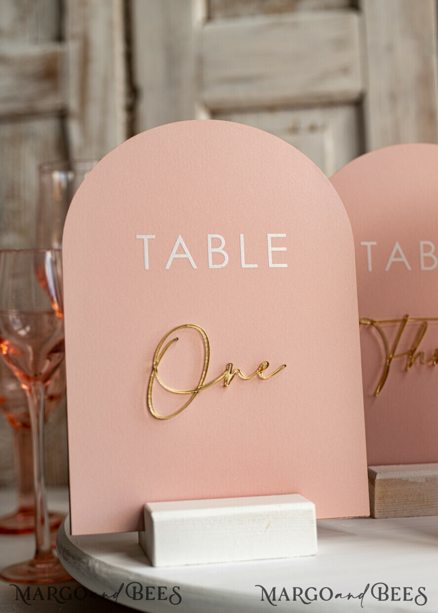 Table number cards sale