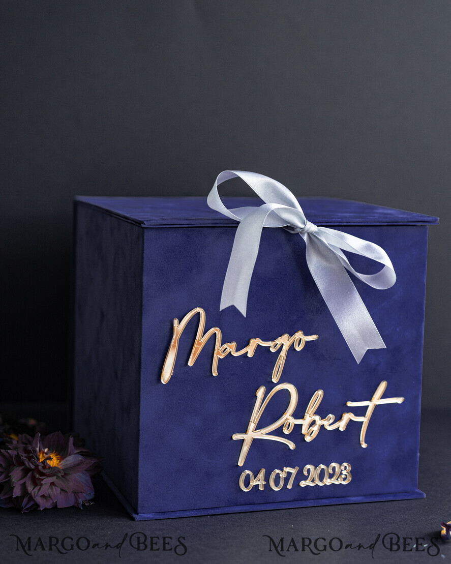 Gift Card Box, Velvet Beige wedding wishing well money gift card
