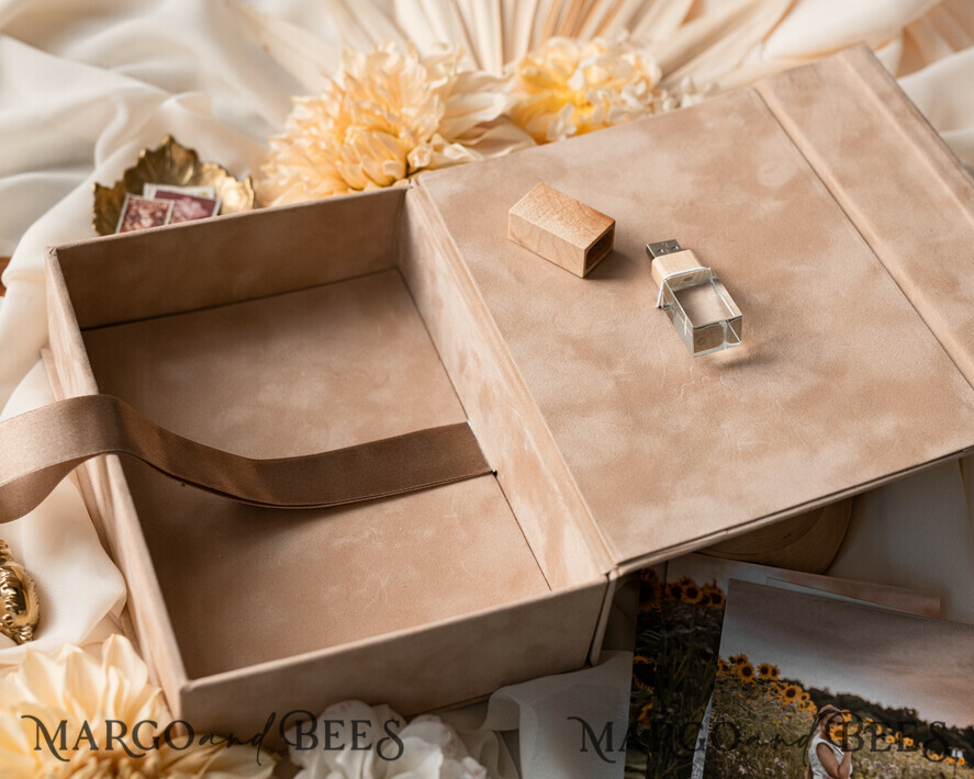 Buy Custom Picture Storage Box, Wedding Photo Box for 4x6, 5x7 or 6x9  Prints, Velvet Wedding Box, Memory Keepsake Photo Storage Box Online in  India 