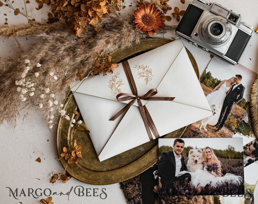 Packaging for Wedding and Family Photographers, Customized leather