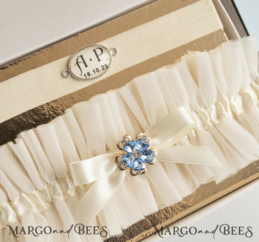 BRIDE bolero, robes, garter GARTER FOR BRIDE Romantic ecru bridal garter for the bride, crafted from delicate lace. Comfortable, elegant, and handmade – perfect for your wedding day or as a bridal gift