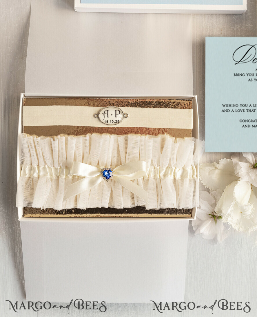 BRIDE bolero, robes, garter GARTER FOR BRIDE Romantic ecru bridal garter for the bride, crafted from delicate lace. Comfortable, elegant, and handmade – perfect for your wedding day or as a bridal gift