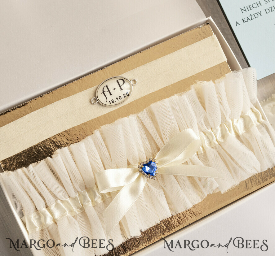 BRIDE bolero, robes, garter GARTER FOR BRIDE Romantic ecru bridal garter for the bride, crafted from delicate lace. Comfortable, elegant, and handmade – perfect for your wedding day or as a bridal gift