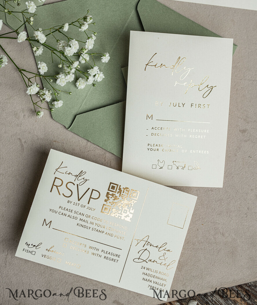 WEDDING INVITATIONS plexi acrylic mirror Sage Green Frozen Transparent Baby Breath Wedding Invitations, Elegant Garden Gypsophila Wedding Cards, Greenery Acrylic  Wedding Invites, Frosted Plexi Wedding Invitation Suite