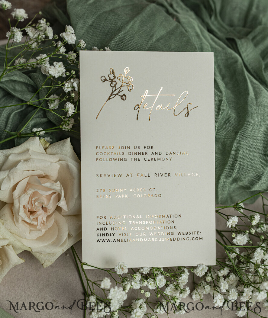 WEDDING INVITATIONS plexi acrylic mirror Sage Green Frozen Transparent Baby Breath Wedding Invitations, Elegant Garden Gypsophila Wedding Cards, Greenery Acrylic  Wedding Invites, Frosted Plexi Wedding Invitation Suite