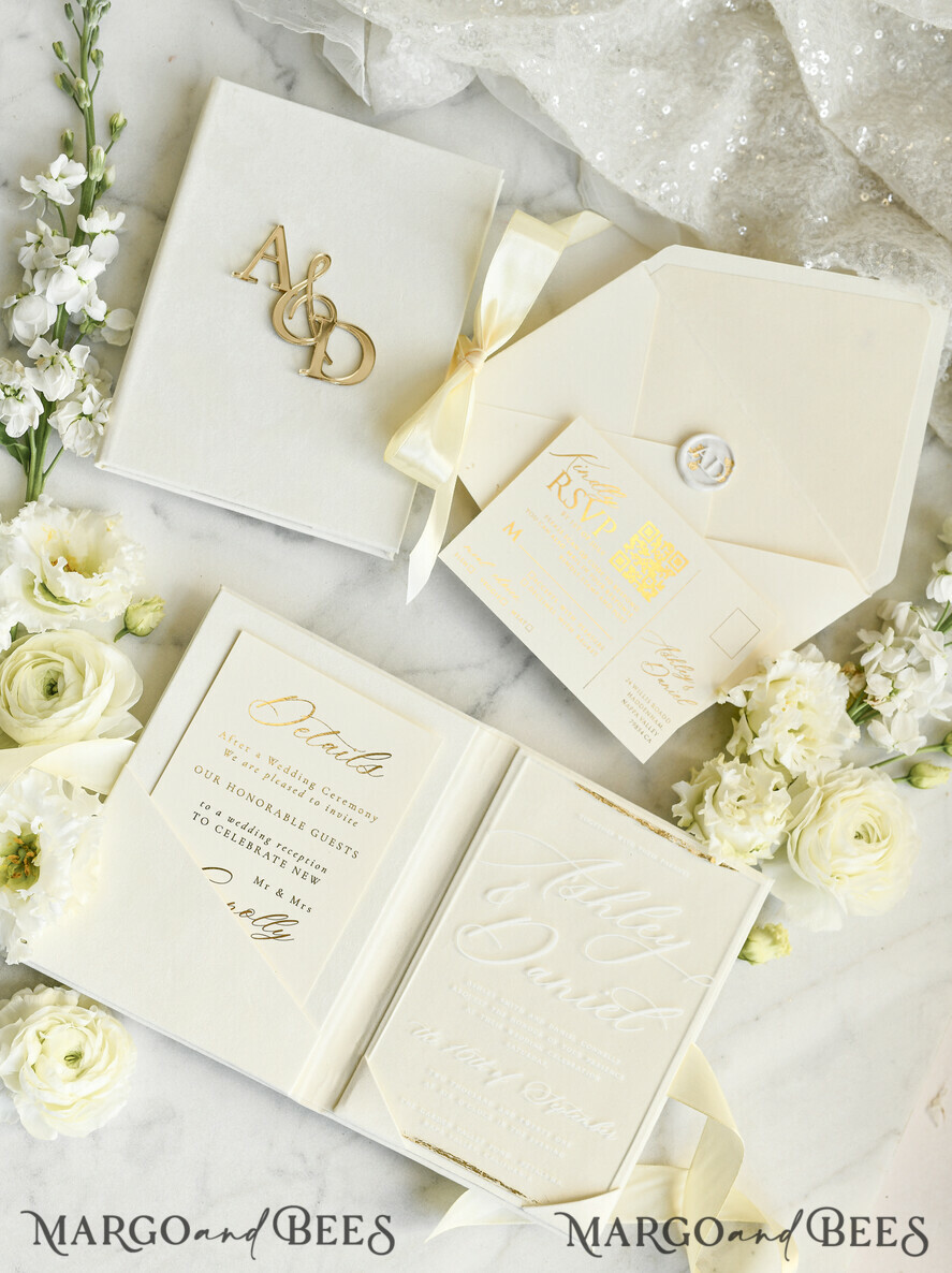 WEDDING INVITATIONS plexi acrylic mirror velvet Cover Clear Wedding Invitations, Elegant dusty blue Wedding Cards,  Acrylic Wedding Invites, Mirror Gold Plexi Invitation Suite