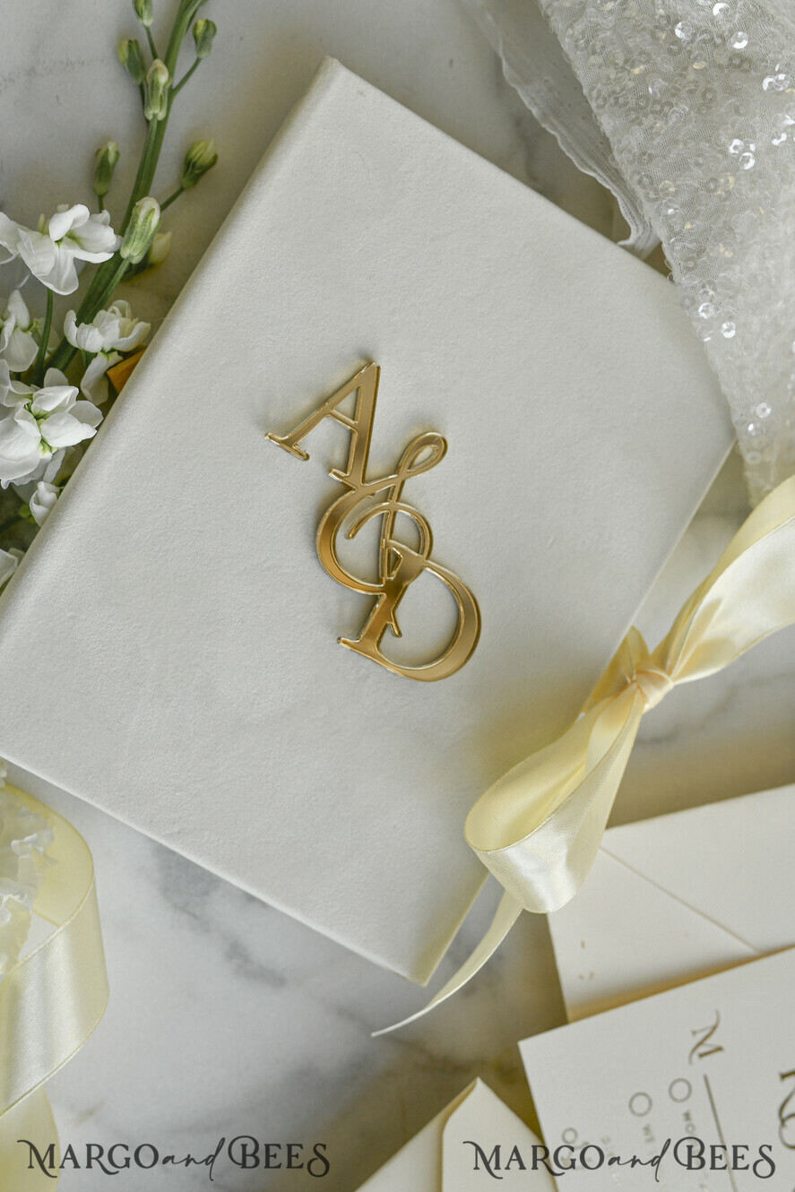 WEDDING INVITATIONS plexi acrylic mirror velvet Cover Clear Wedding Invitations, Elegant dusty blue Wedding Cards,  Acrylic Wedding Invites, Mirror Gold Plexi Invitation Suite